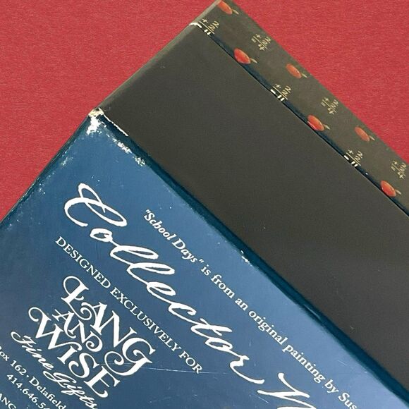 Lang and Wise Susan Winget Ceramic Coffee Cup Mug School Days Flag Vintage 1996 - Picture 16 of 16